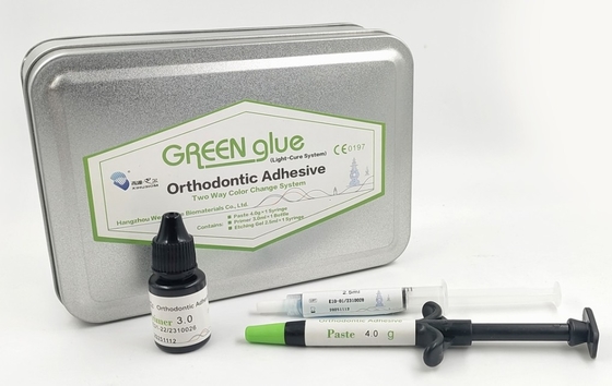 kaufen Zahnverbindung Orthodontik Kleber Leichtheilung BIOM Warme Farbänderung Grüner Klebstoff online manufacture