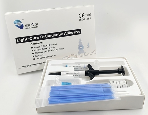 Lichtgeheizte Orthodontikmaterialien Zahnorthobindungskit zum Binden von Wasser-basiertem Klebstoff
