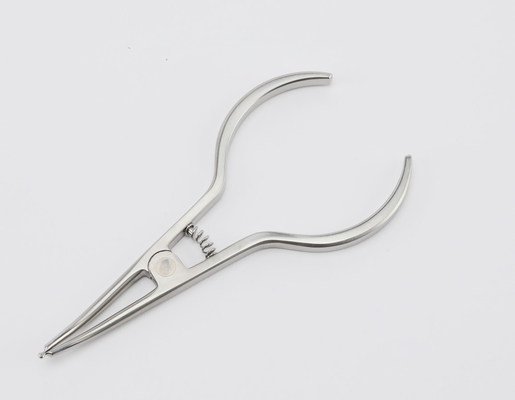 Silber Orthodontische Instrumente Edelstahl Orthodontische elastische Zange