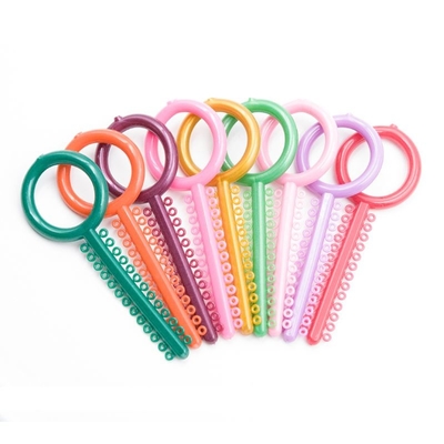 K-Form Farbige Orthodontik elastische Bindung Krawatte CE ISO zertifiziert
